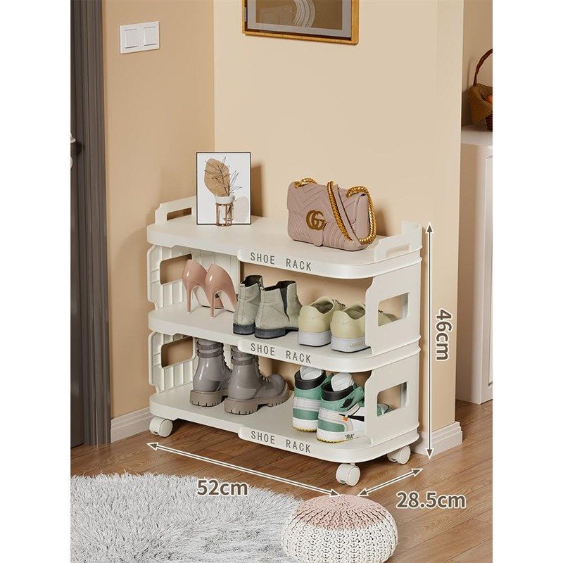 入户门旁多功能带轮可移动鞋架置物架落地多层鞋子整理摆放柜鞋柜,收纳整理,鞋子收纳架,淘宝优惠券,粉丝福利购,淘宝优惠卷