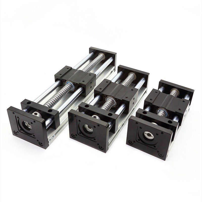 GGP/EdB双光轴滚珠丝杆滑台直线模组电动丝杠滑轨传动十字滑台模