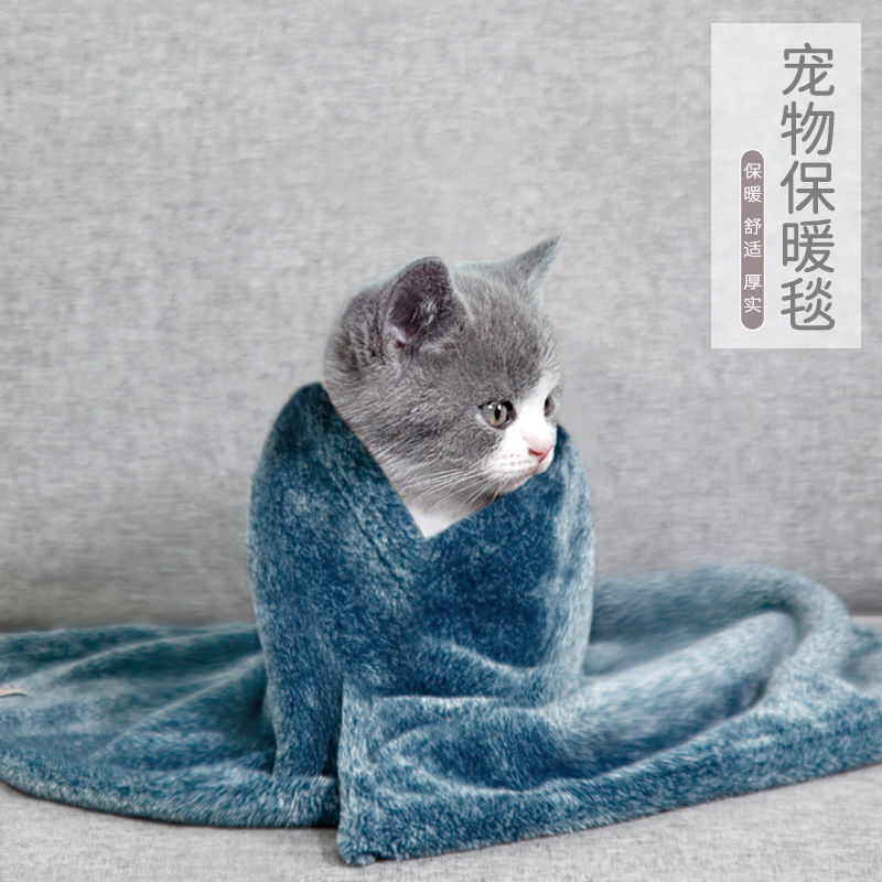 宠物冬季睡觉保暖毯子垫子猫咪狗狗通用小被子可水洗多尺码可选择