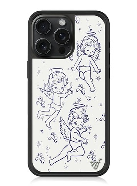 适用Wildflow 三只天使个性手机壳欧美苹果iPhone17Promax可爱iphone16/15/14/13/12/Pro/Max艺术防摔手机壳