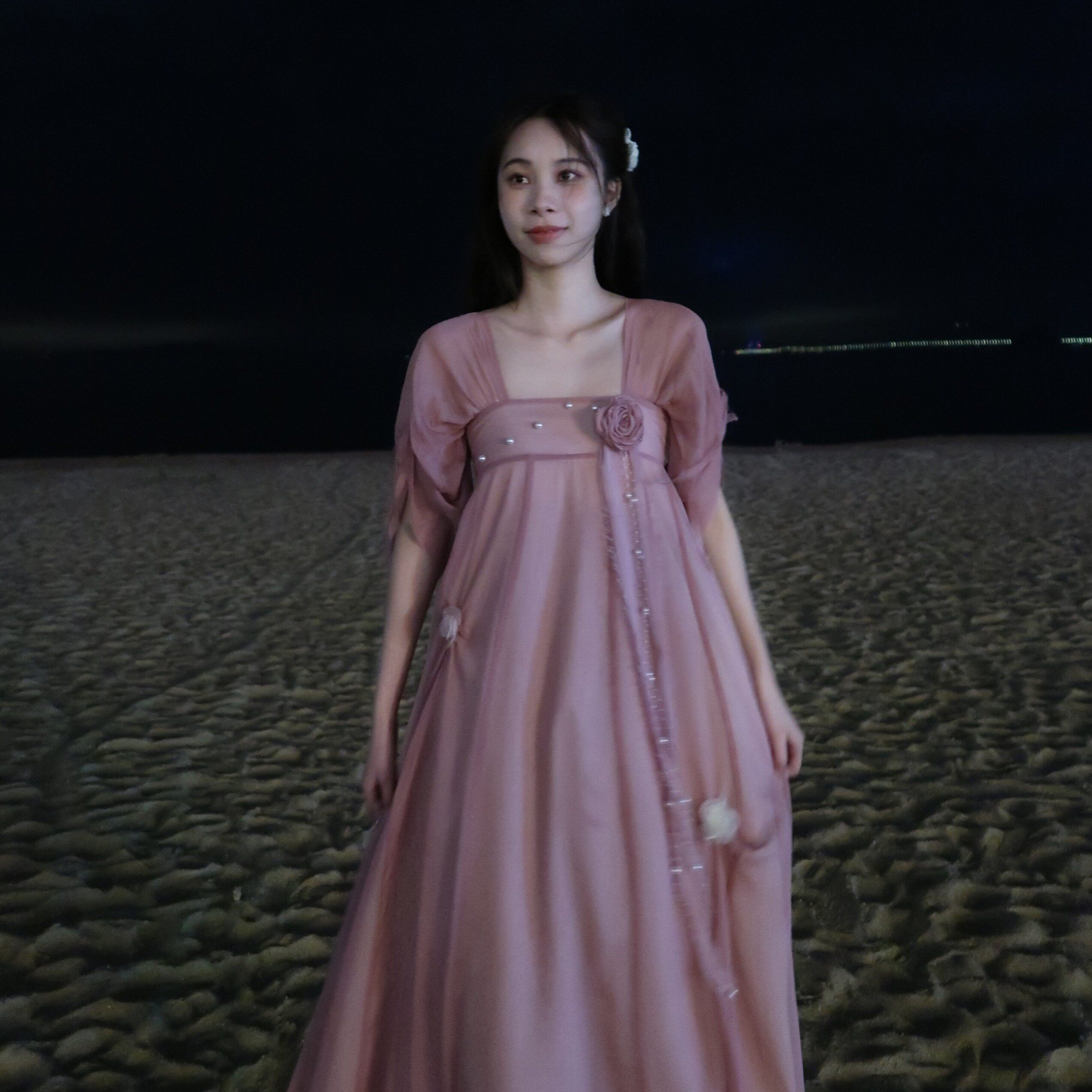 瑶西【干枯玫瑰/赵灵儿】限时返场原创汉元素度假风女齐胸连衣裙图片