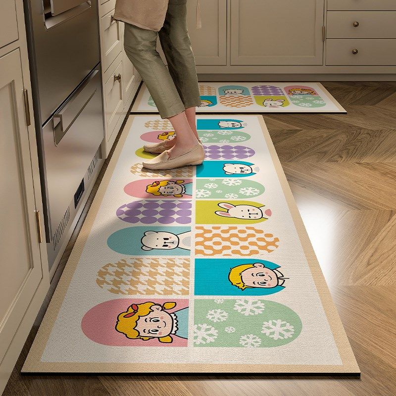 创意厨房硅藻泥地垫家用长条l形可裁剪吸水吸油脚垫防滑速干地毯,居家布艺,厨房地垫,淘宝优惠券,粉丝福利购,淘宝优惠卷