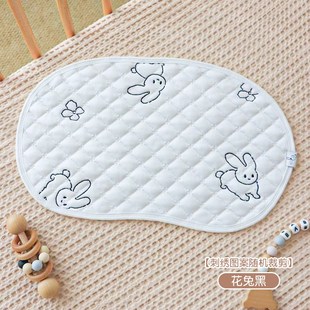 枕垫婴儿冰丝枕头a类新生儿童夏天凉感0高度枕初生宝宝云片平枕