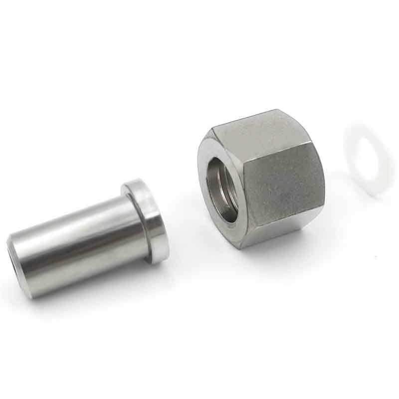 304不锈钢内螺纹M20*1.u5对焊式压力表活接头G1/2焊接直接仪表转