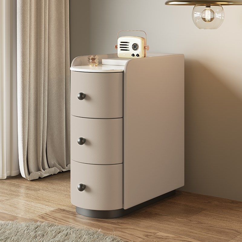 超窄30厘米实木小型轻奢床头柜家用卧室极窄25cm宽夹缝柜X2025新