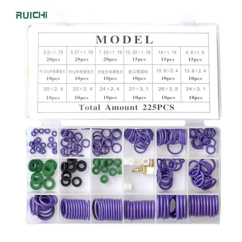225pc汽车空调密封胶圈 丁青空调垫组套带配件 胶圈组合,农用物资,苗木固定器/支撑器,淘宝优惠券,粉丝福利购,淘宝优惠卷
