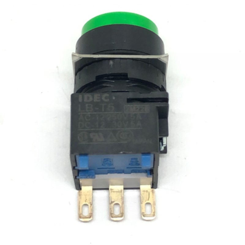 IDEC和泉LB1B- LB-T5 M1T5G M1T5R T6W M1T6Y M1T6R自复位3脚开关