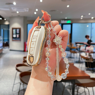 保时捷钥匙套帕拉梅拉壳车卡宴包718新款 macan玛卡扣 911女taycan