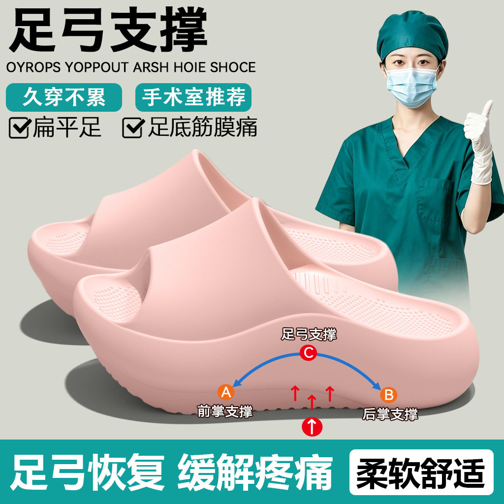 手术室足弓支撑拖鞋女款2026新款图片