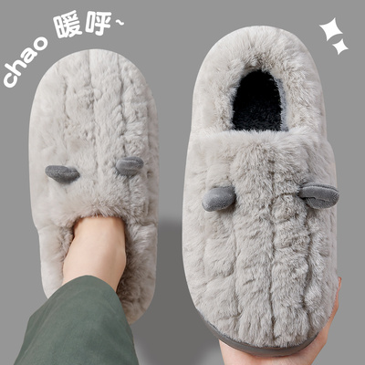 男士棉拖鞋男款冬季2025新款包跟