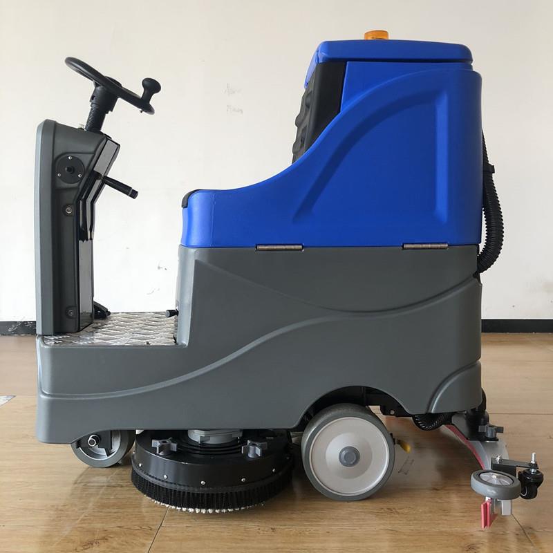 工厂车间电动洗地车医院超市车库拖地机商用拖洗一体洗地机