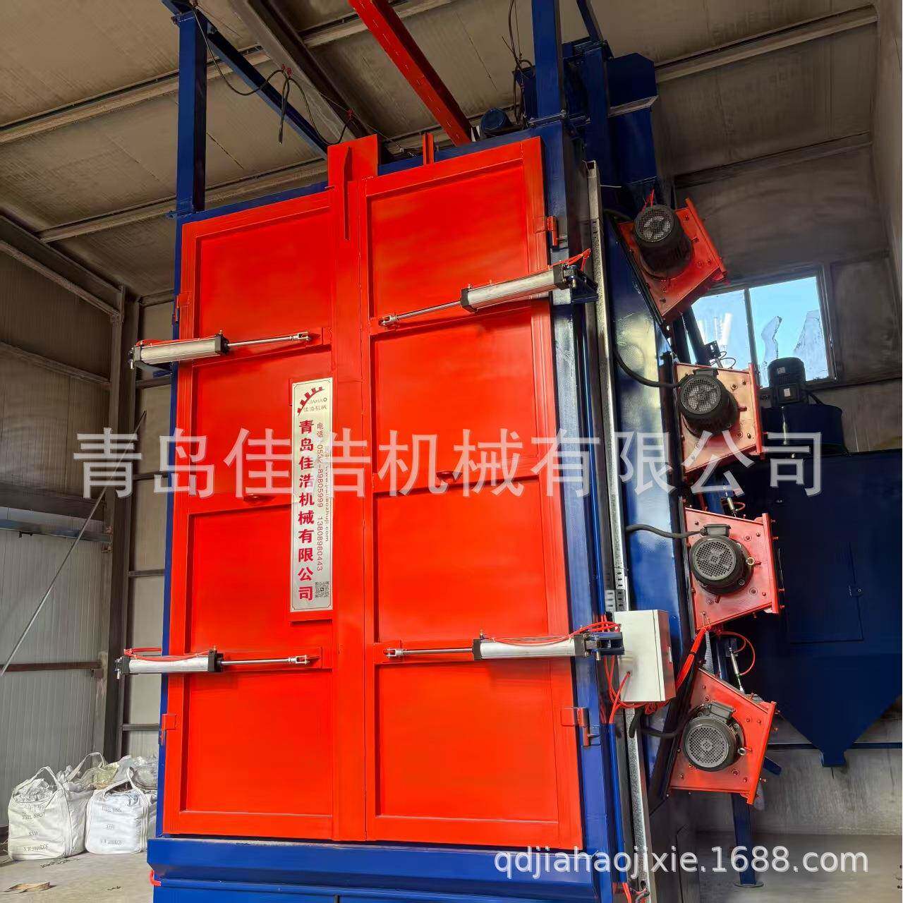吊钩式抛丸机锻件铸件吊钩式抛丸机钢结构件专用抛丸机
