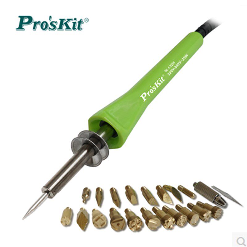 台湾宝工Proskit SI-132H 25W 21合1 烙铁烙画 烧烙笔 烫花器