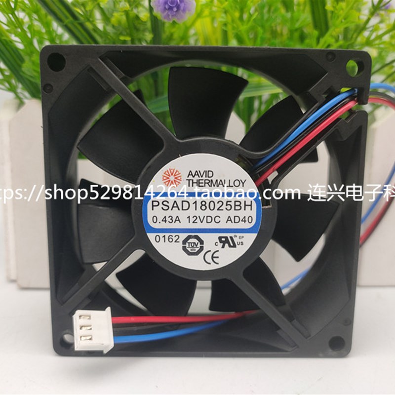 全新 AAVID THERMALLOY PSAD18025BH 12V 0.43A CPU电源机箱风扇