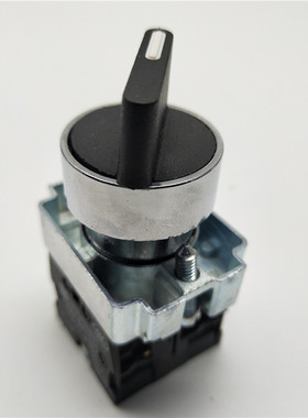 22mm 自锁保持ZB2 XB2-BD25C 两档二位旋转换选择按钮开关 1开1闭