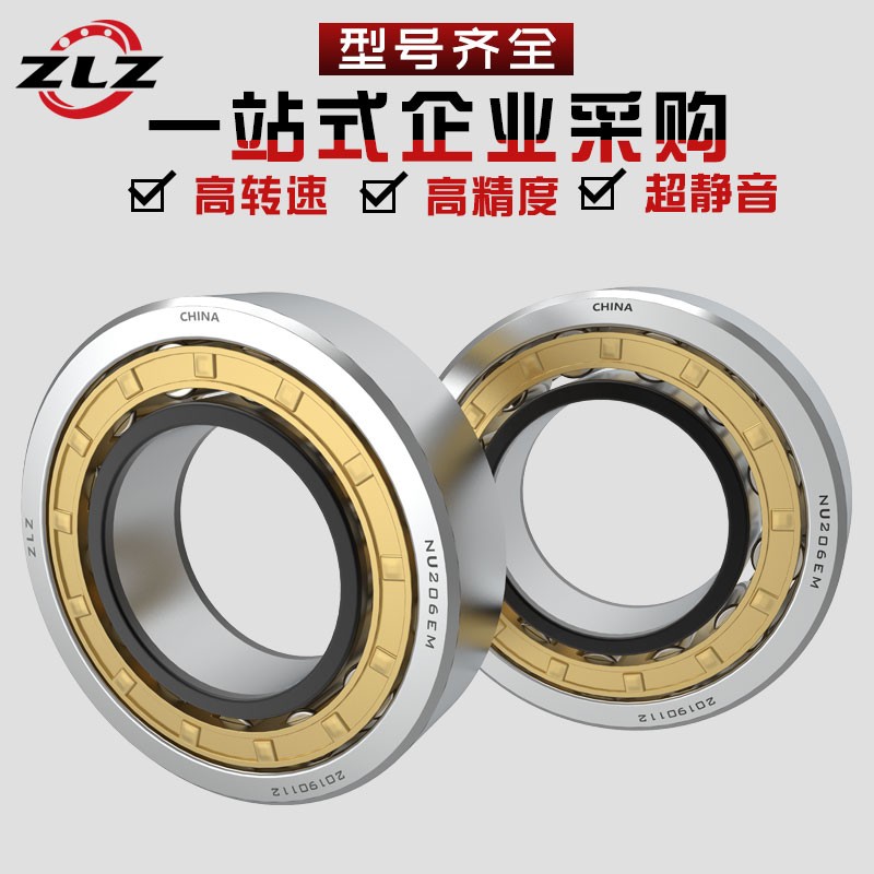 圆柱轴承NU1004 NU1005 NU1006 NU1007 NU1008 NU1009EM