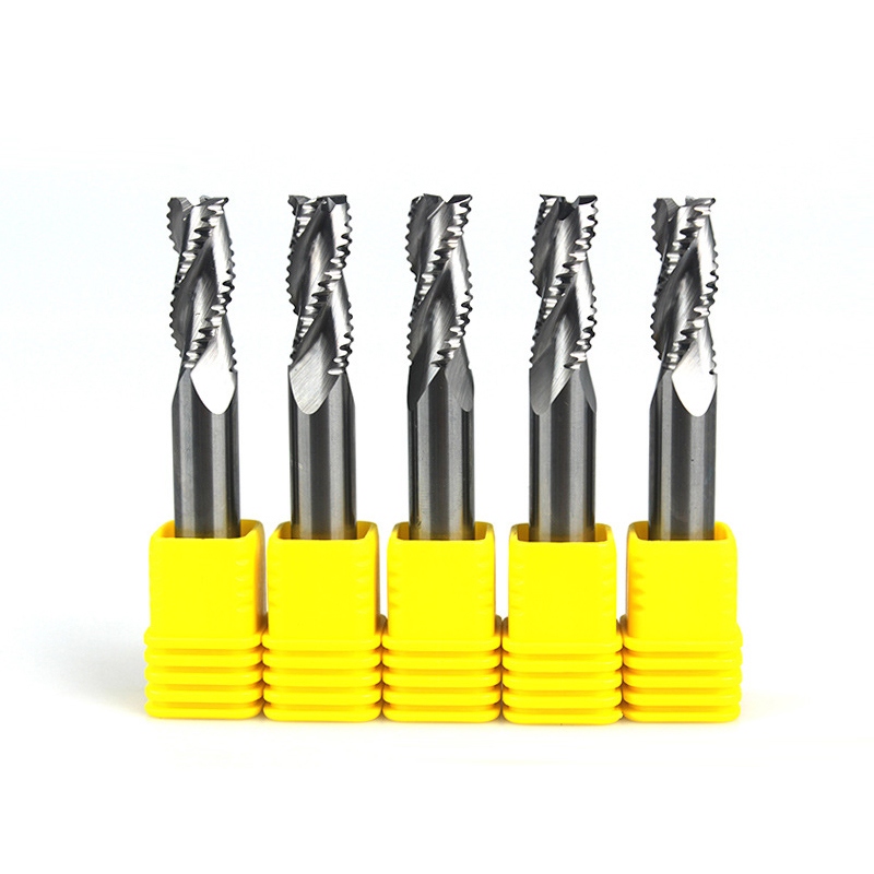 玉米铣刀 高光铝用钨钢粗皮铣刀55度3刃开粗加工立铣5 6 8 10 20