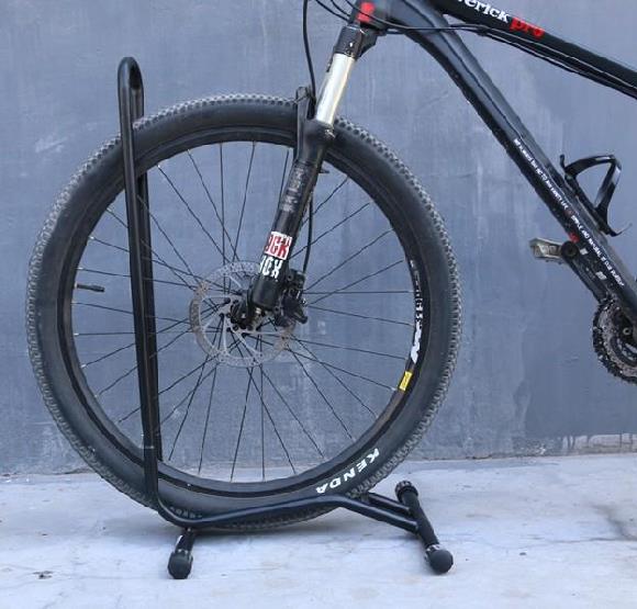 山地车架29寸立式存放牢固自行车用直立脚撑维修插入式车台L型u型