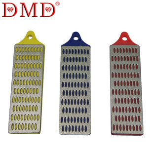 DMD金刚石磨刀器石菜刀迷你3片装 钝刀快速磨锋利耐用便携户外鱼钓