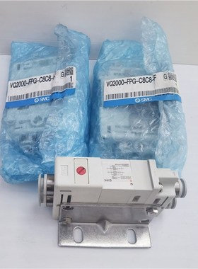 SMC止回阀VQ2000-FPG-C6C6-F VQ2000-FPG-C8C8-F中位止回块电磁阀