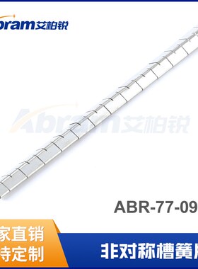 艾柏锐ABR-77-0980屏蔽机箱机柜专用电磁屏蔽弹片铍铜EMI飞对称槽
