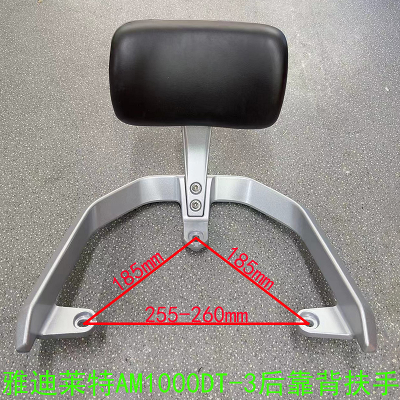 适用雅迪电动车莱特精英版YD800DQT-20A靠背小刀N9后扶手尾翼货架