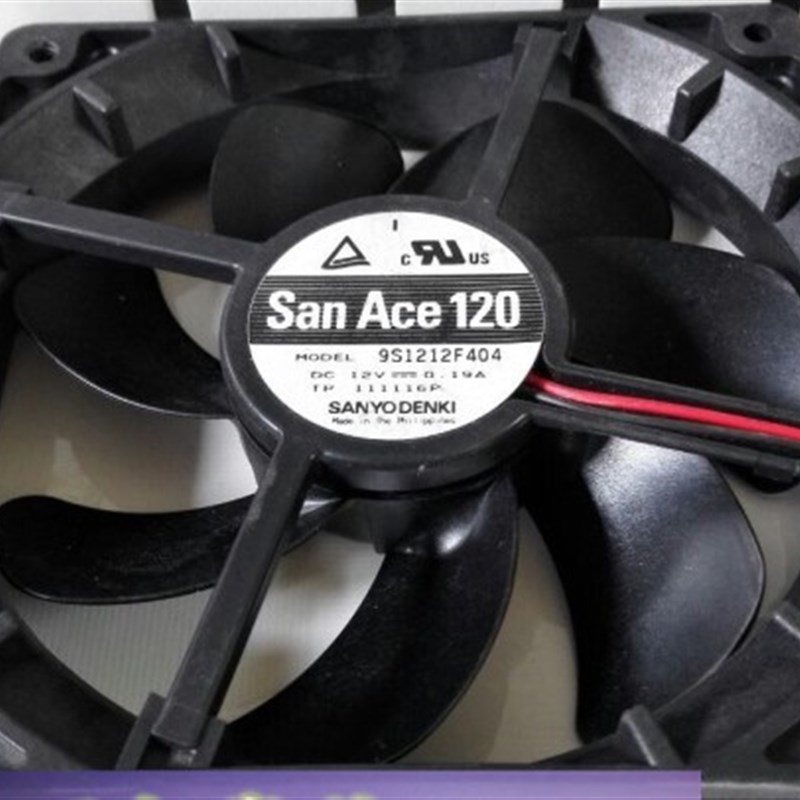 三洋San Ace120 12025 9S1212F404 DC12V 0.19A 12CM静音散热风扇