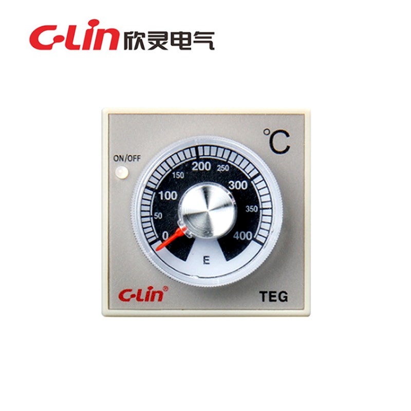欣灵牌TEG-01 K/E型温度指示控制仪可调温度控制器开关指针温控仪
