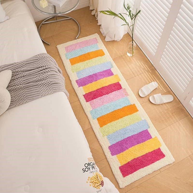 纯棉卧室长条床边地毯脚垫加厚吸水防滑阳台进门地垫卫生间擦脚垫,居家布艺,床边毯,淘宝优惠券,粉丝福利购,淘宝优惠卷