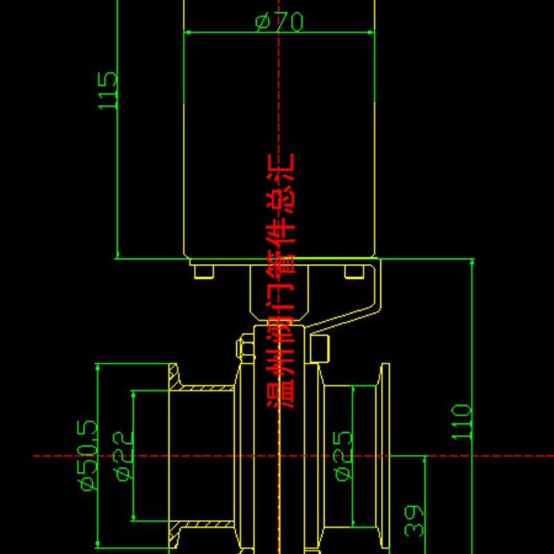 气动快装蝶阀卫生级304不锈钢 软密封立式单作用卡箍粉尘控制316L,五金/工具,蝶阀,淘宝优惠券,粉丝福利购,淘宝优惠卷