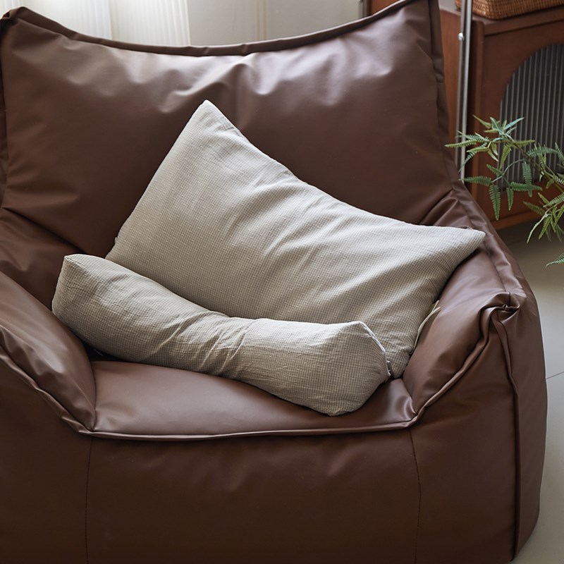 2025新款全棉三角牵引组合枕荞麦枕芯 草本荞麦壳W分区护颈椎枕头