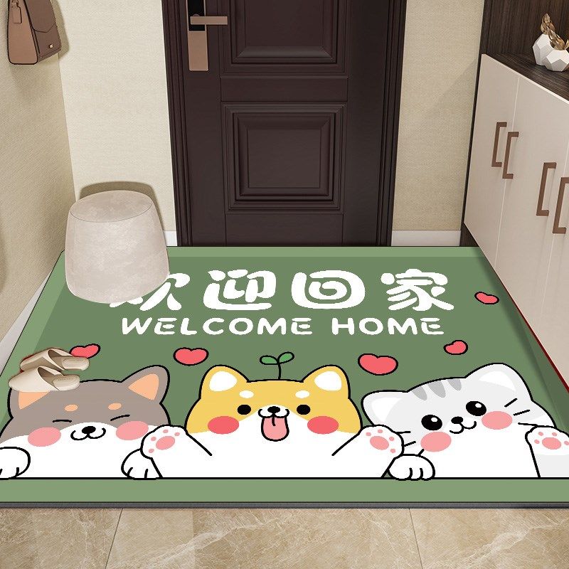 入户门地垫大门口进门家用防滑脚垫玄关加厚欢迎回家门垫2024新款,居家布艺,入户地垫,淘宝优惠券,粉丝福利购,淘宝优惠卷