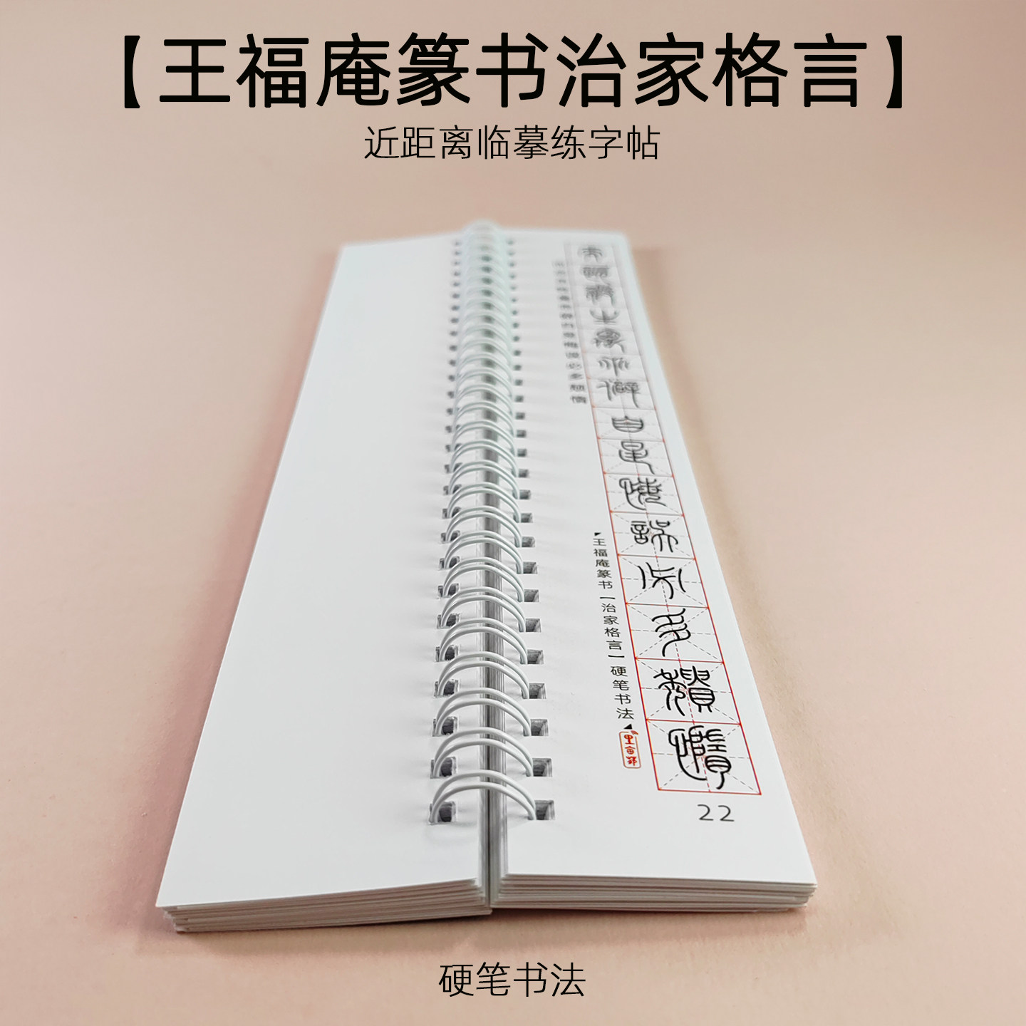 小篆字帖硬笔书法王福庵治家格言图片