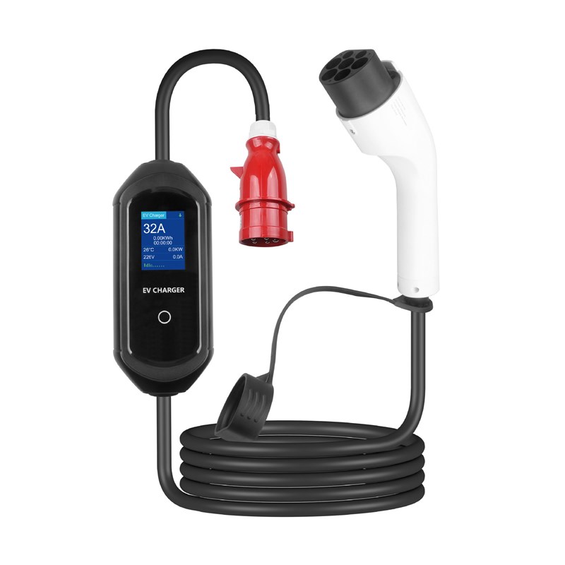 国标充电枪新能源汽车GB/T可携式家用交流充电枪工业标X准CEE插头