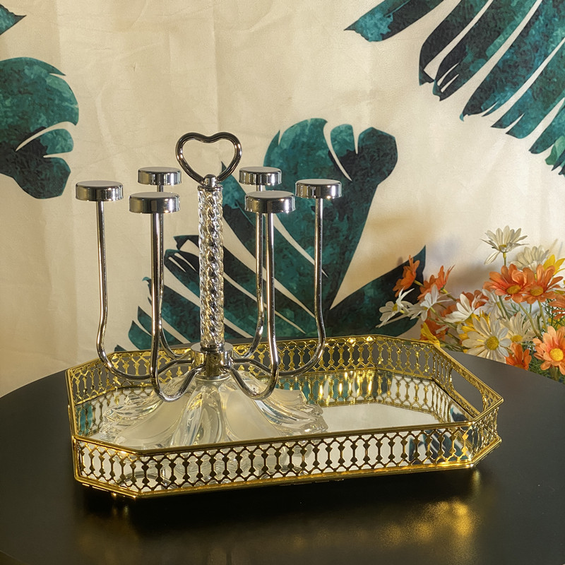 欧式杯架水杯挂架创n意家用不锈钢倒挂茶杯架子沥水玻璃杯子架置