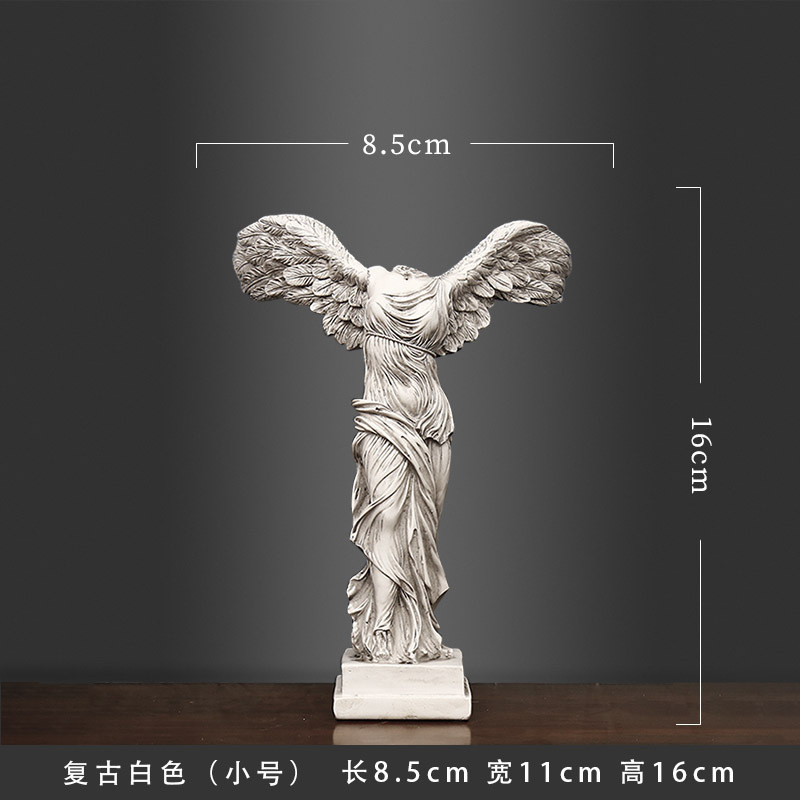 欧式胜利女神f人物像雕塑树脂工艺品家居装饰摆件样板房书房摆件