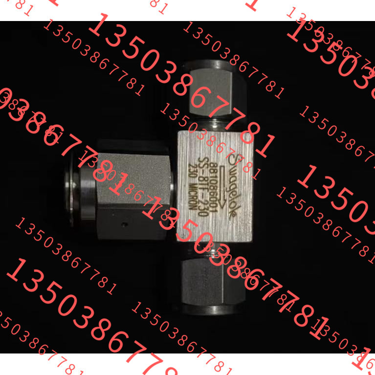 世伟洛克三通型颗粒过滤器  SyS-8TF-230 3/8in双卡套