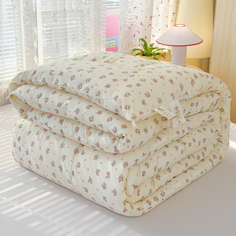 新款A类母婴级大豆纤维皱皱纱夏凉被春秋被冬被家用学生被 宿舍被,床上用品,化纤被,淘宝优惠券,粉丝福利购,淘宝优惠卷