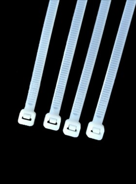 彩色扎带3*100 3*150 4x2B00黄色绿色红色蓝色塑料自锁式尼龙扎带