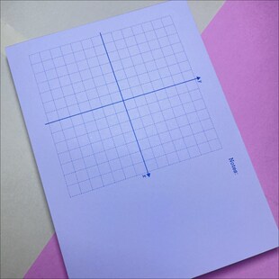 平面直角坐标系便签本p坐标轴便签纸二次函数初中网格纸象限无粘