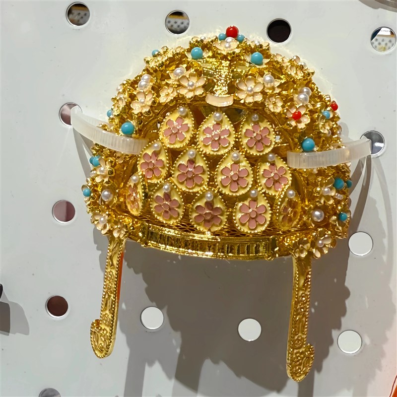 扬州大运河博物馆文创萧皇后凤冠冰箱贴金属磁吸旅游纪念品伴手礼