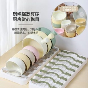 厨房碗架沥水架碗柜置物架家用台面多功能放碗盘碗筷碗碟收纳架子