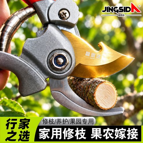 晶思达强力SK5高碳钢修剪树枝专用剪果树粗枝剪刀园艺修枝剪刀