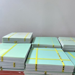 FR4玻纤板水绿色黄t色耐高温模具环氧板隔热板零切加工