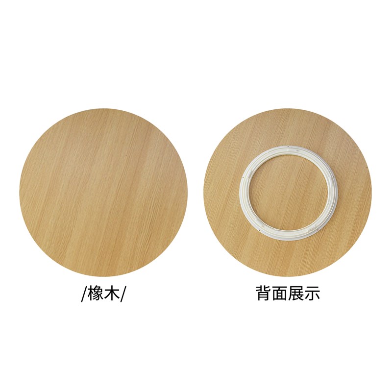 圆形餐桌转盘h木板旋转圆盘简约饭桌转台大圆桌面酒店圆桌转盘家