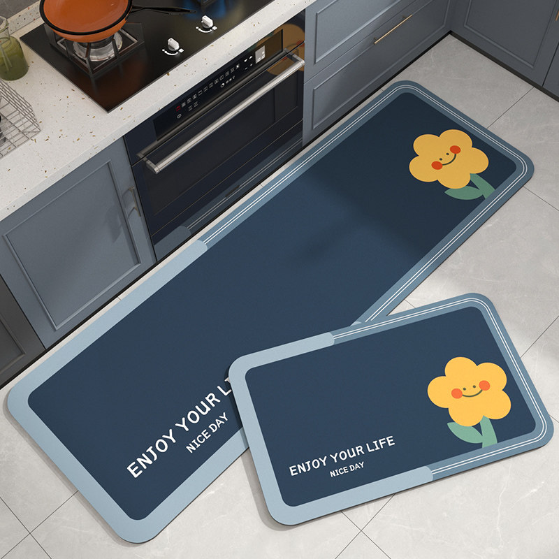 厨房地垫防滑防油可擦免洗脚垫硅藻泥吸油吸水垫入户进门防水地毯,居家布艺,厨房地垫,淘宝优惠券,粉丝福利购,淘宝优惠卷