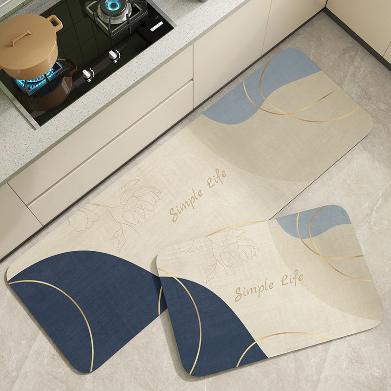 硅藻泥厨房地垫防滑防油吸水垫门口脚垫防水防脏垫子免洗可擦地毯,居家布艺,厨房地垫,淘宝优惠券,粉丝福利购,淘宝优惠卷