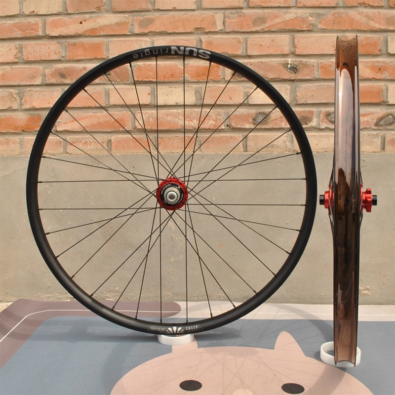 轱辘哥27.5/29寸xc山地轮组太阳sr329车圈+Lpro5花鼓+sapim辐条