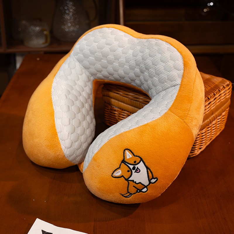 冰豆豆飞机枕fu型枕旅行枕头颈椎pp棉头枕脖枕护脖子护颈枕汽车