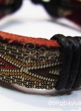 牛皮手链饰品流行首饰复古花边手工刺绣西藏Q民族风时尚厂家直供